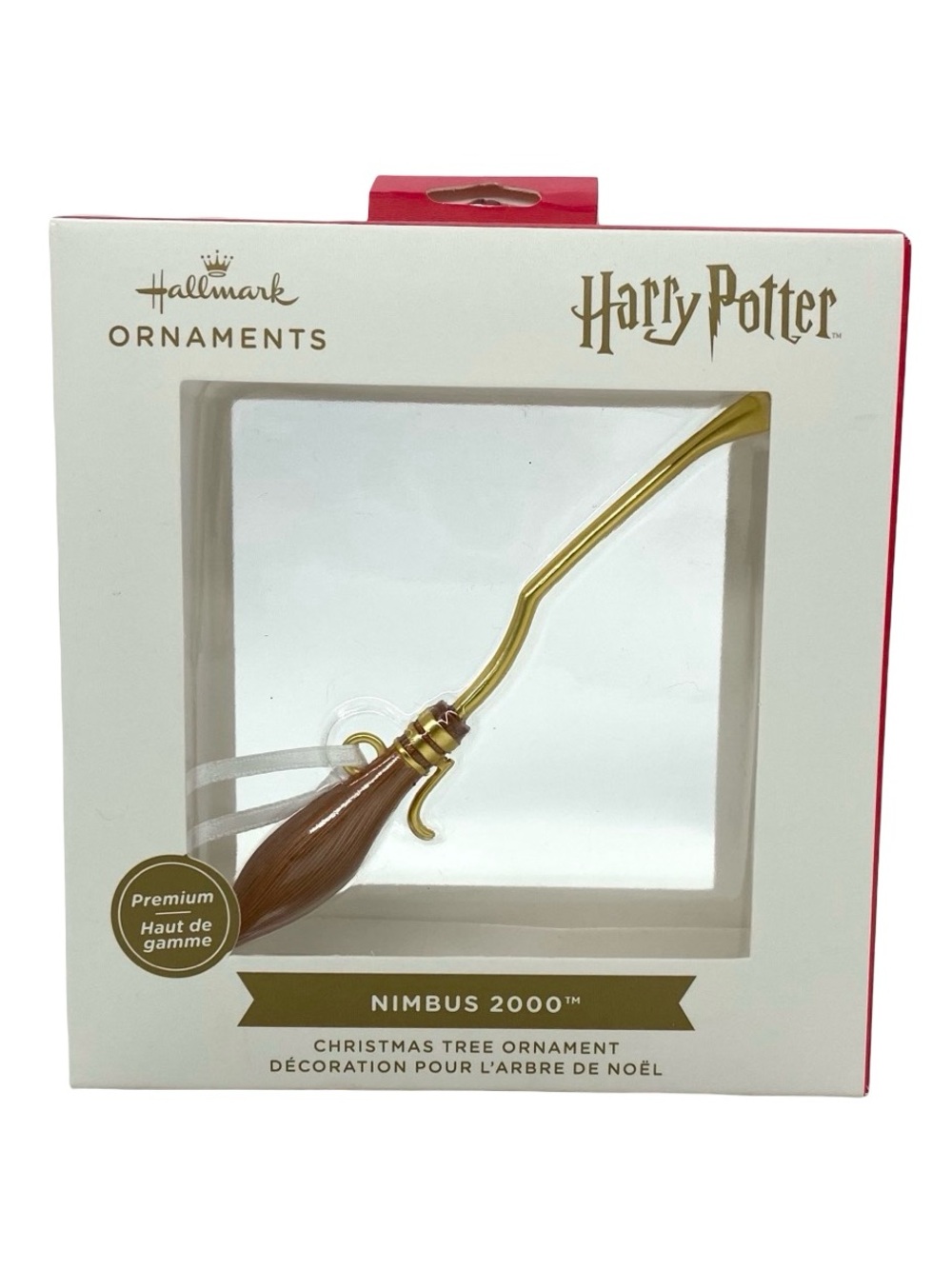 Hallmark Harry Potter Nimbus 2000 Metal Christmas Ornament New